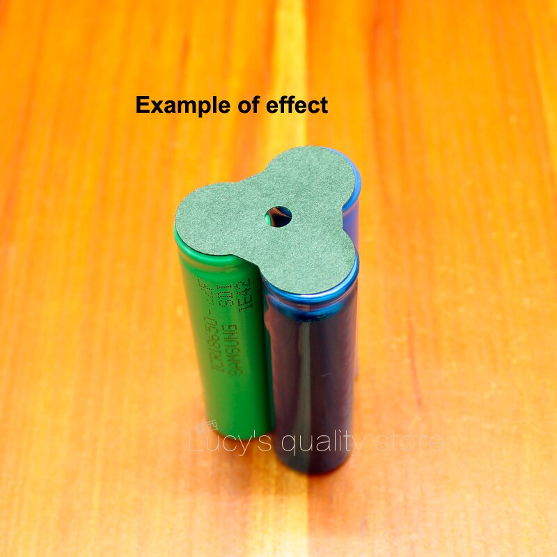 100pcs/lot 18650 lithium battery pack insulation material barley paper high temperature insulation gasket red just gasket