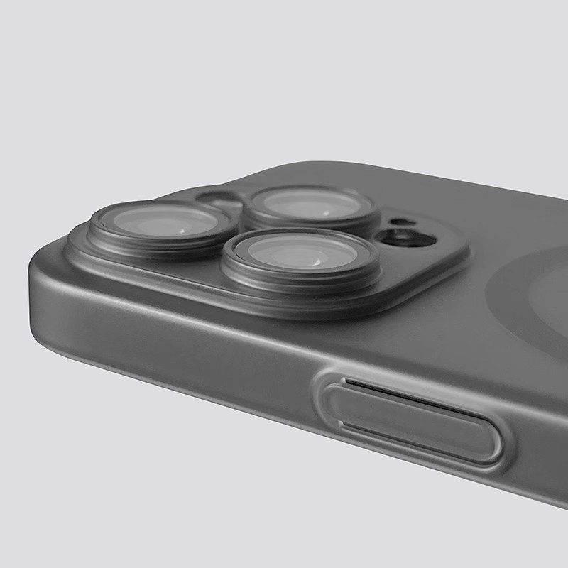 Capa Protetora à Prova de Choque Magsafe Magnetic Matte PC Ultrafino para iPhone 14, 15, 13, 12, 11 Pro Max