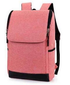 shoulder bag men 's backpack Korean wave of high school students bag leisure business travel backpack: Pink