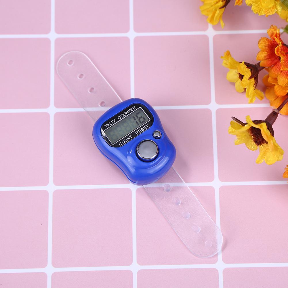 Kunststoff Digitale Mini Stich Marker Und Reihe Finger Zähler LCD Elektronische übereinstimmen Zähler Für NäHenne betroffen Weben Werkzeug