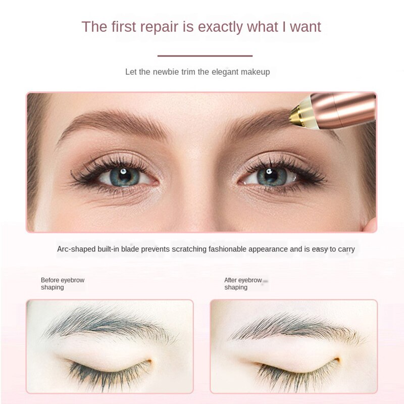 Épilateur à sourcils pour femmes, stylo épilateur à rasoir, rasoir, sans poils