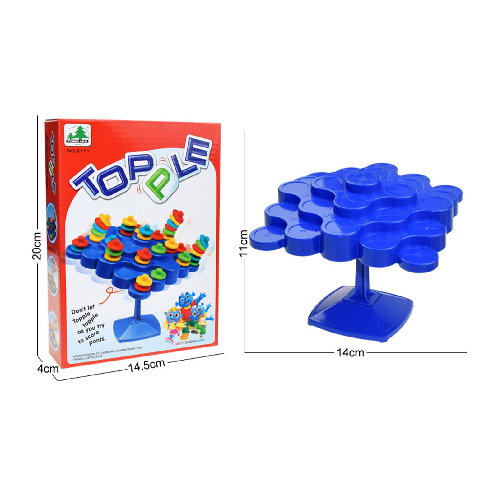 Stackable Balance Tree Toy,brain Games Balance Educational Toy,topple Board Game Early Education Puzzle Balance Interactive