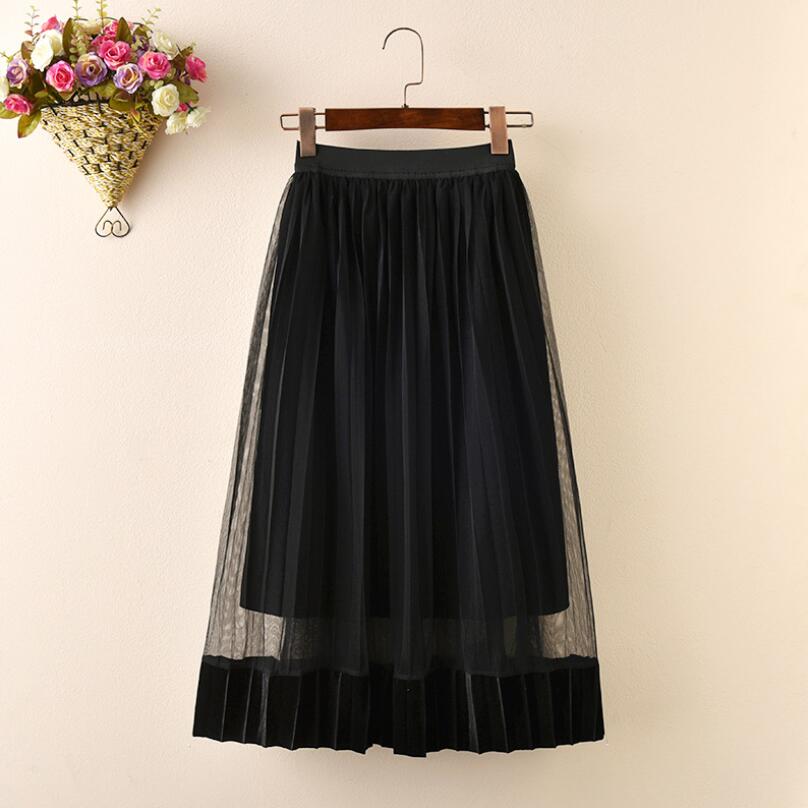 frühling Herbst Winter Baby Kleinkind Prinzessin Schule Mädchen Ballettröckchen Röcke freundlicher Kleidung Mädchen Gefaltete Lange Felsen freundlicher Kostüm: Schwarz Ballettröckchen Rock / 6T