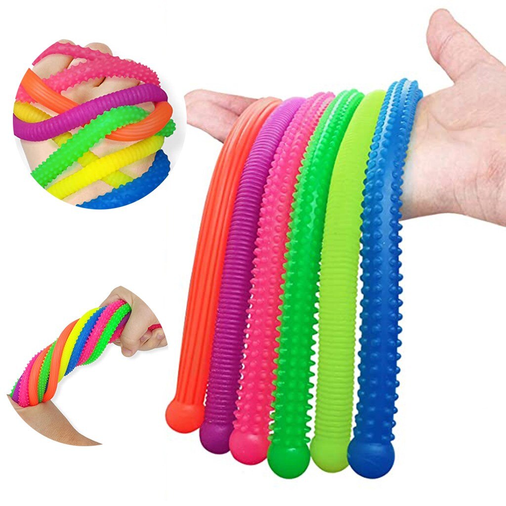 Colorful Anti-Stress Sensory Relieve Toys Calming Stretchy Stress Anxiety Relief for Homeschool Office Decompression Toys: Default Title