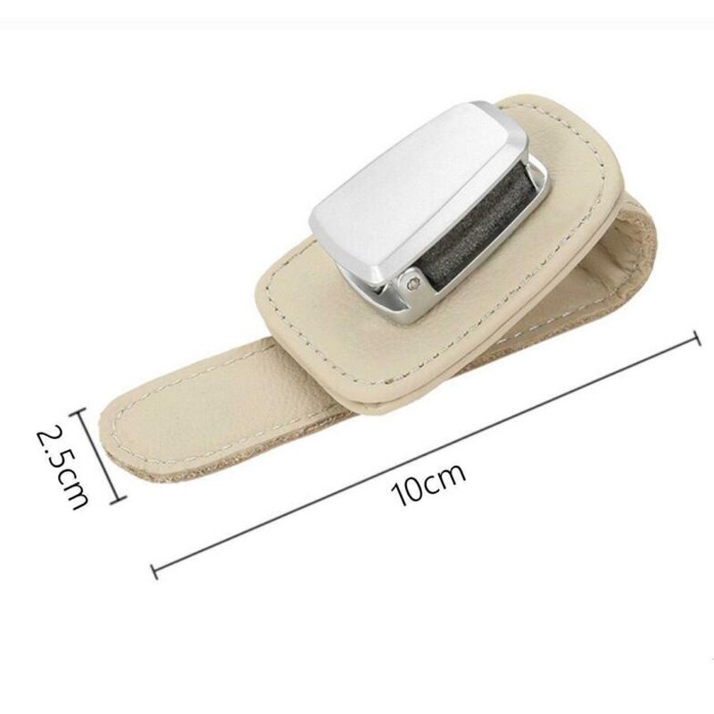 Universal bil solskærm clips holder auto solbriller glas kort billetter opbevaring briller etui klip tilbehør briller clips