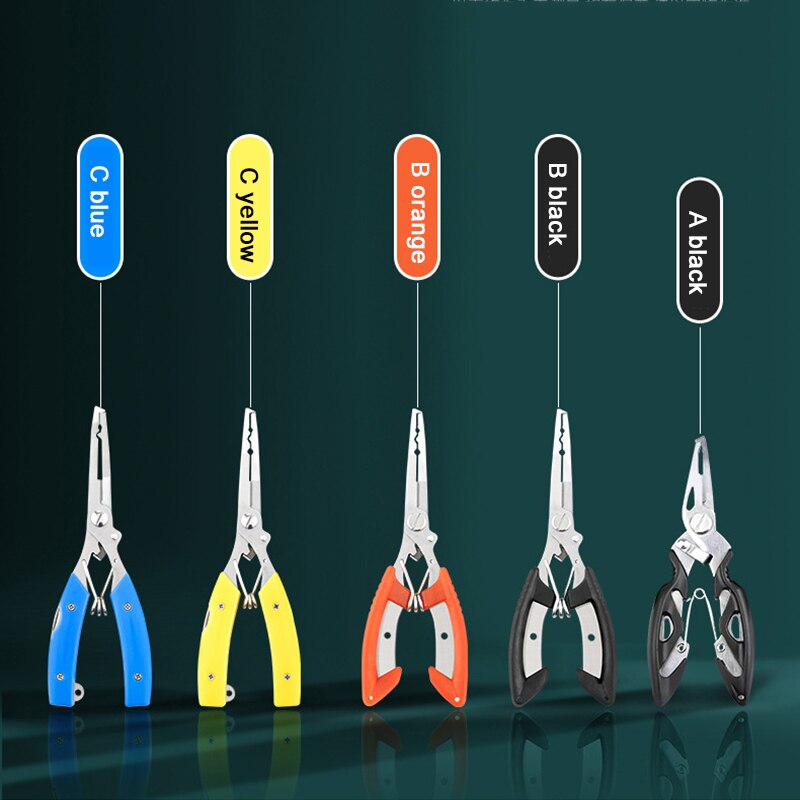 Multifunction Fishing Plier Scissor Braid Line Lure Cutter Hook Remover Fishing Tackle Tool Cutting Fish Use Tongs Scissors