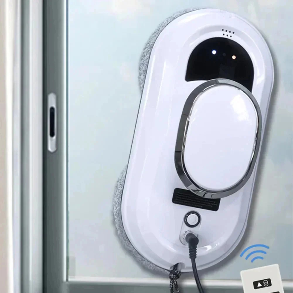 110v 220v automatisk elektrisk fönsterputsare glasrengöringsverktyg hotellstädning fönsterputsningsrobot fjärrkontroll