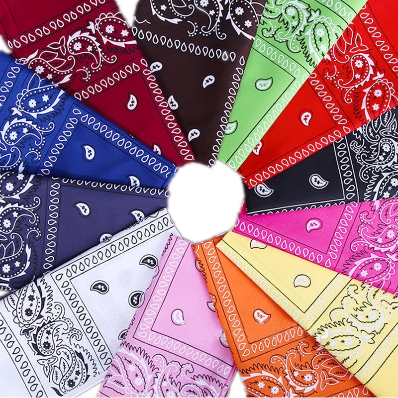 Cotton Women Men Outdoor Sports Bandana Scarf Headwear Face Mask Riding Camping Cycling Headscarf Wristband Headband