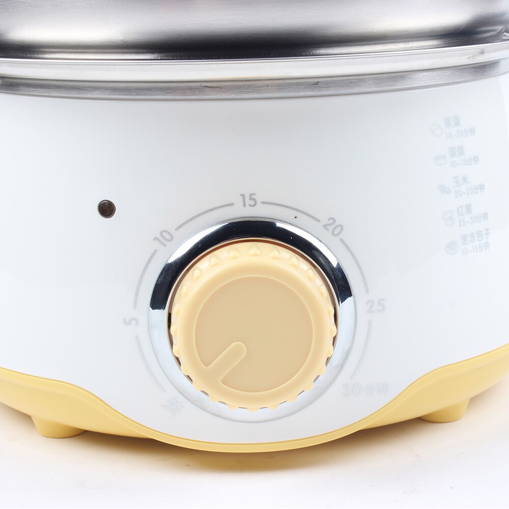 DMWD Double Layer Stainless Steel Egg Steamer Boiler Mini Multi Cookers Breakfast Maker Automatic Power Off 220V