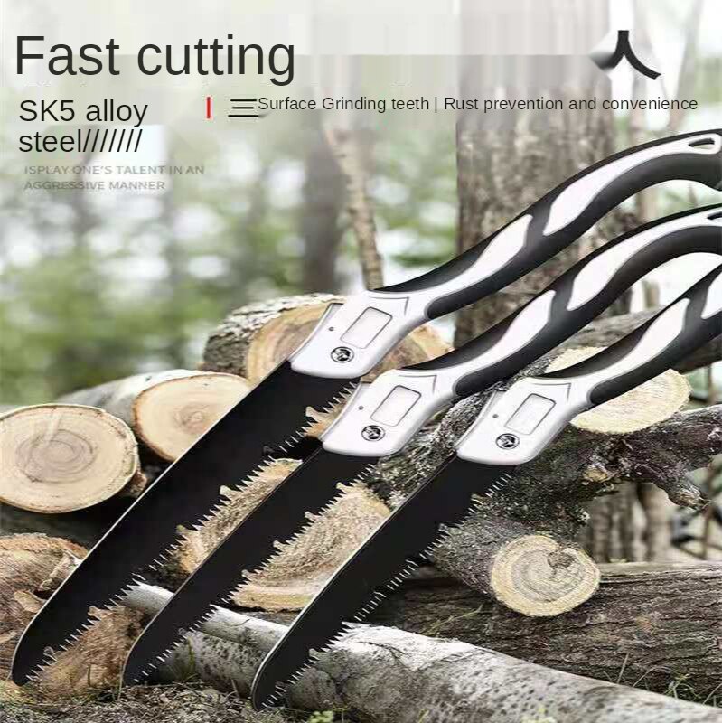 Sierra plegable afilada para árboles, sierra Manual para talar árboles y talar madera, pequeña, Universal
