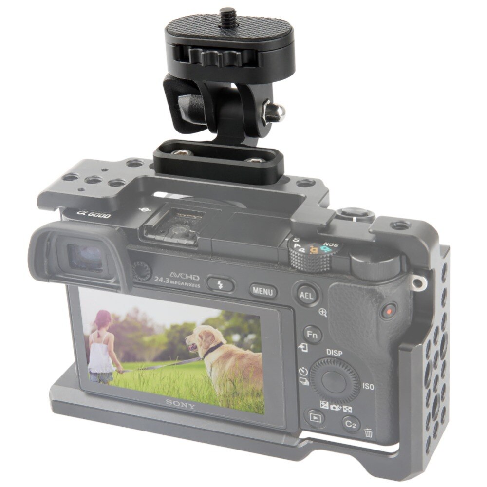 NICEYRIG Monitor Stand EVF Mount 1/4" EVF Viewfinder Support DSLR Camera Monitor Holder Screen Monitor Mount Quick Release Rig