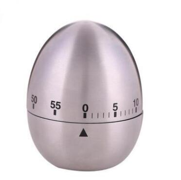 Useful Mechanical Kitchen Cooking Timer Alarm 60 Minutes Stainless Steel Digital Timer Alarm.: A