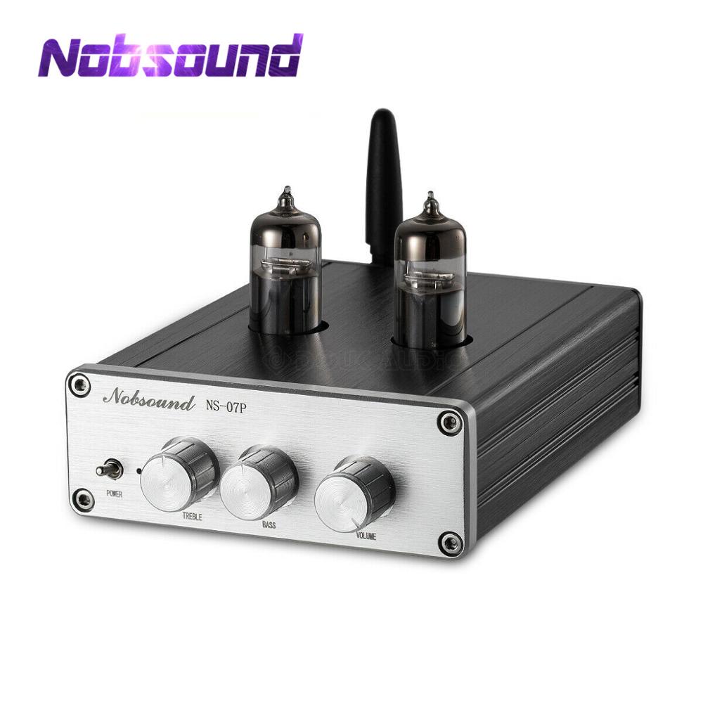 Nobsound HiFi Stereo 6J1 Ventil Rohr Vorverstärker Bluetooth 5,0 Audio- Empfänger Mini Bass Vorverstärker Mit PCM5102 dekodieren Ausgang