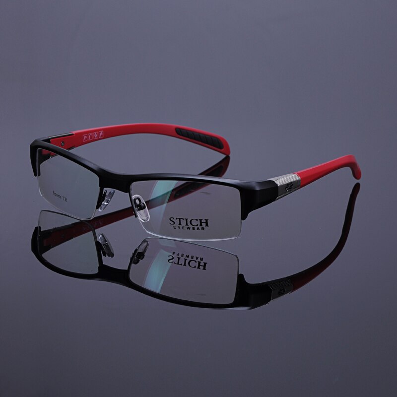 Vazrobe Sport Glazen Frame Mannen TR90 Brillen Brillen Voor Recept Ultra Licht Mode Lenzenvloeistof Niet Overslaan Eyewear