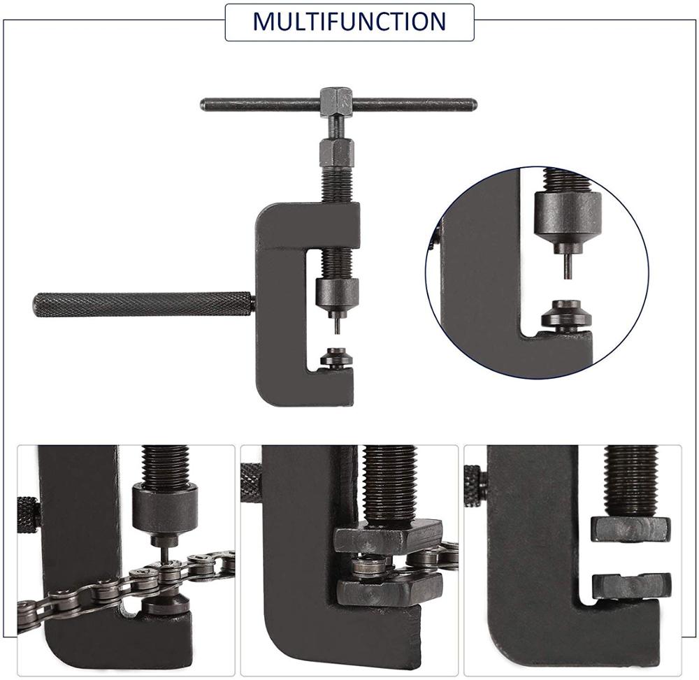 13pcs Chain Breaker Riveting Tool Cutter OHV Cam Drive Motorcycle Link Separator