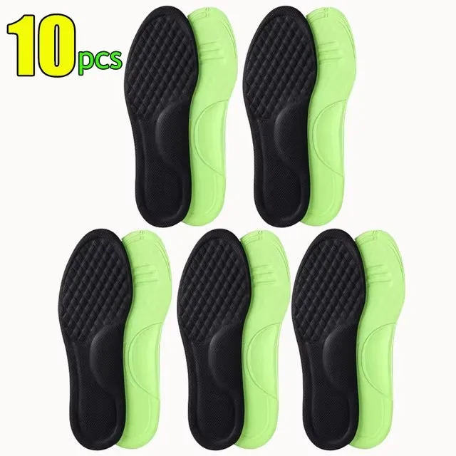 Orthopädische unisex-Einlegesohlen aus Erinnerung-Schaum für Herren, absorbiert Schweiß, Massage-Turnschuhe, Einlegesohle, weich, bequem, antibakteriell, Schuhzubehör: Orange / 12.5