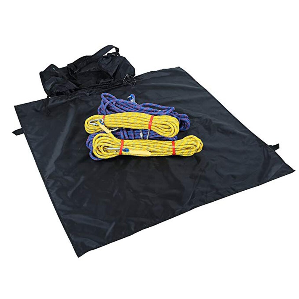 Rock Climbing Rope Bag Cord Carry Bag Hiking Shoulder Backpack Folding Portable Waterproof Backpack Ground Mat