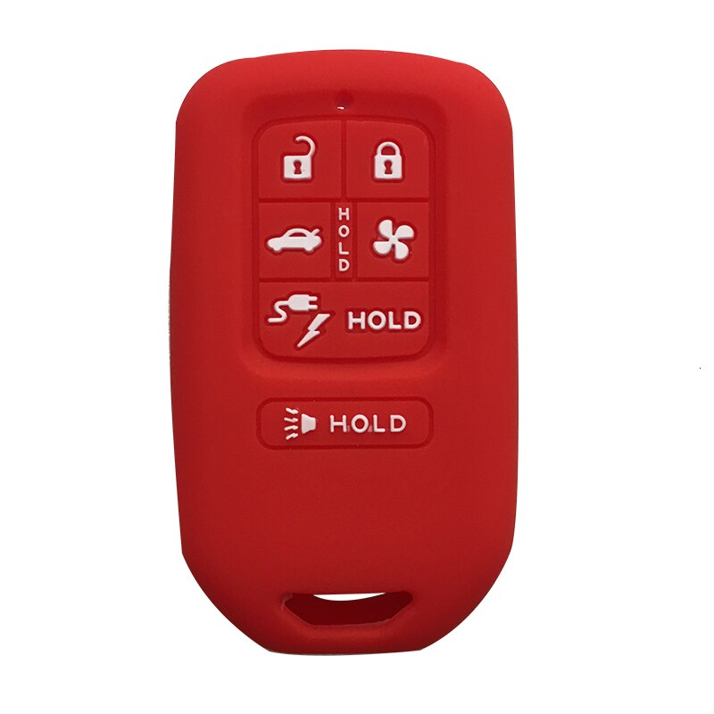 Car Key Cover Case For Honda Clarity Crv Odyssey Key Fob Covers For Car Keys Remote Control Shell Cover Protect Holder: red