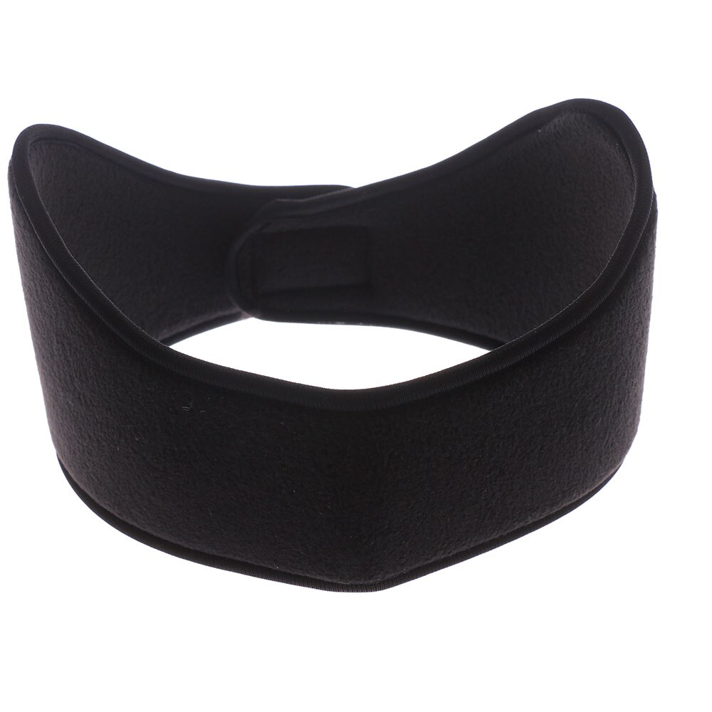 1PC Unisex Polar Fleece Ear Warmer Ear Muff Ski Head Band Polar Fleece Ski Ear Muff Unisex Stretch Spandex Ear Muff: Black