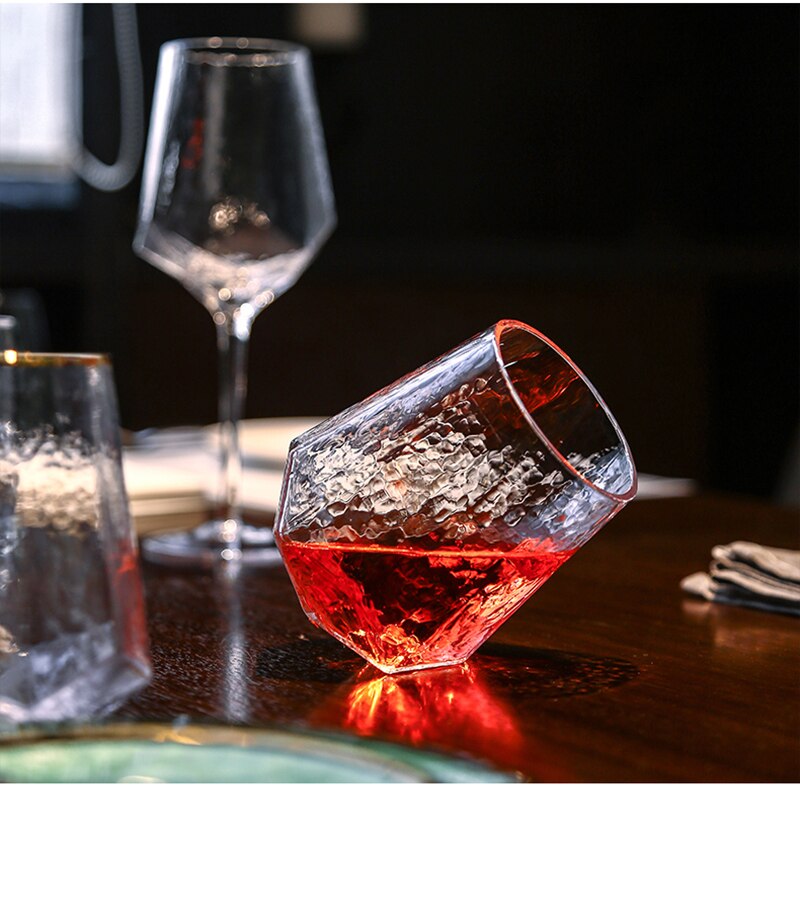 2 stk guld, hamret, champagneglas, vinglas, bæger-champagneglas sæt  of 2