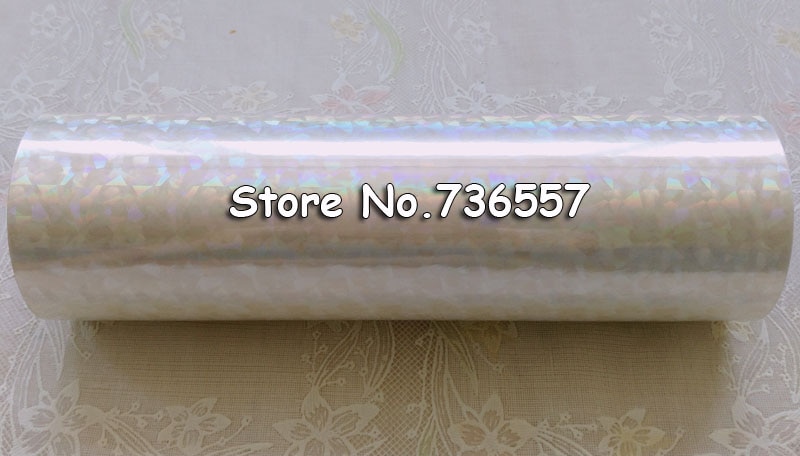 Heißprägefolie Papier Rolle Holographische folie transparent folie oder kunststoff 16cm x 120m Zerbrochen Glas