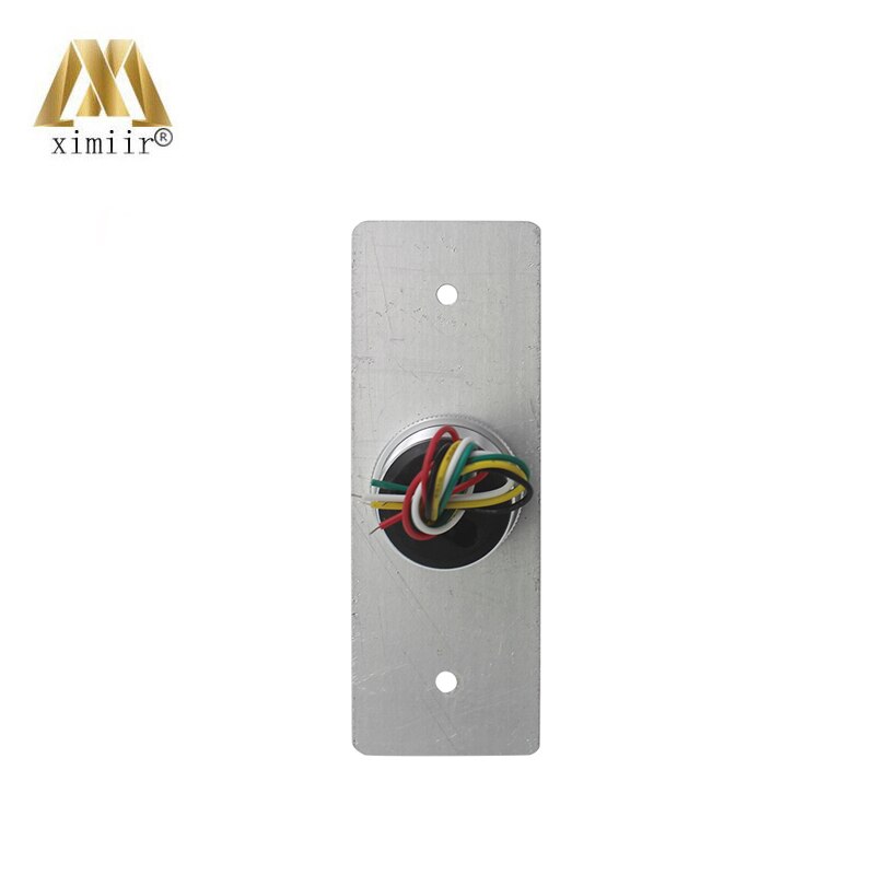 touch exit button switch for access control 304 Stainless Steel exit button with open switch light