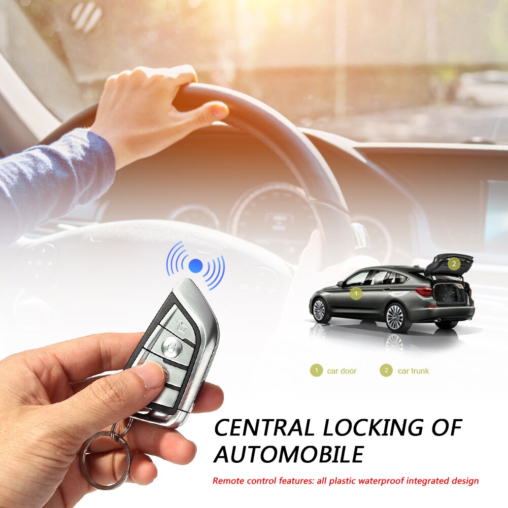 Auto Alarmsystemen Apparaat Systeem Universele Auto Centrale Deurvergrendeling Kit Keyless Entry Alarmsysteem 402/T304