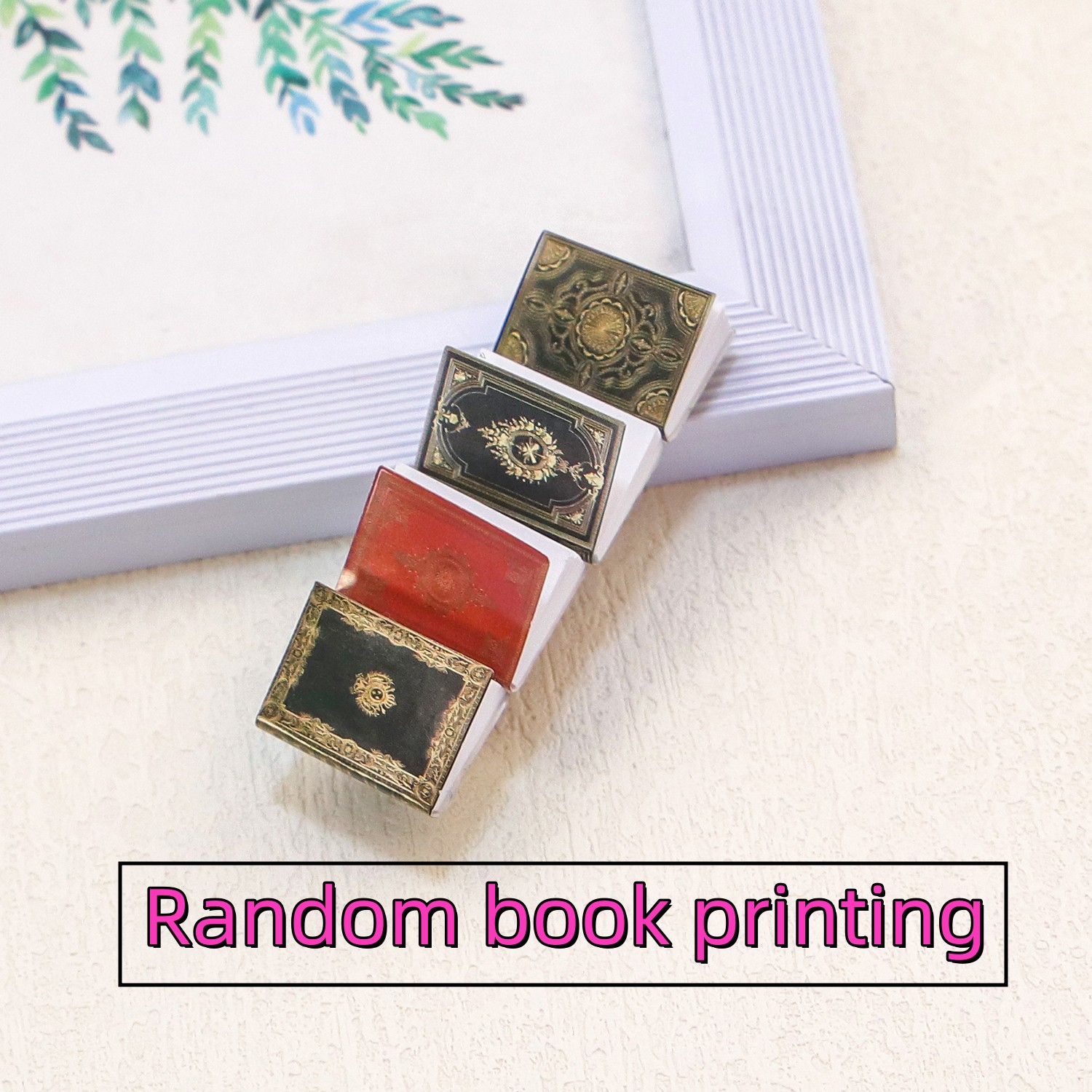 1 Stuk Miniatuurboek Haarclip Boek Liefhebber Vierkant Hoofddeksels Klassiek Boek Haarclips Paper Boek Haarclip Barretvoor Meisjes Vrouwen