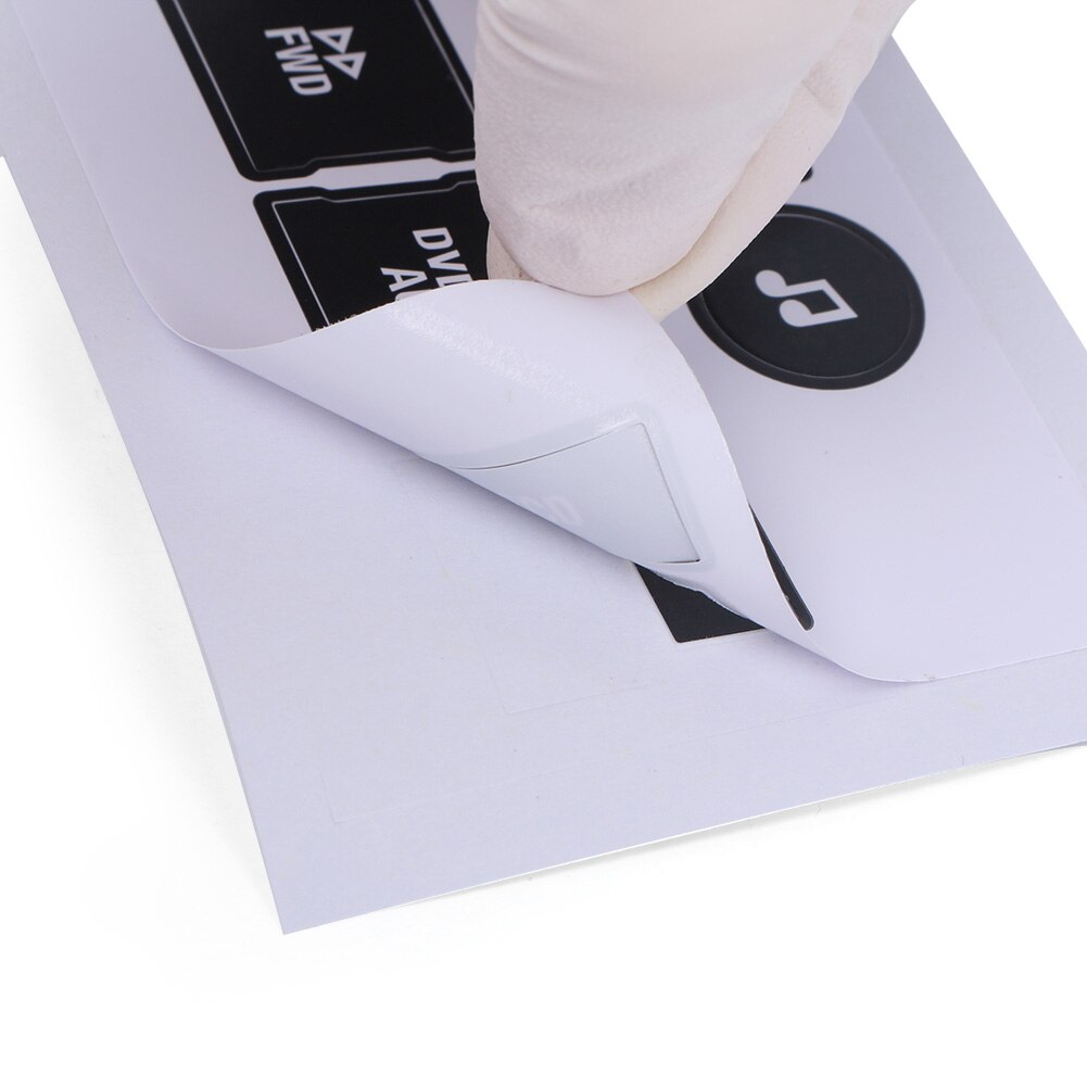 Car Sticker Radio A/C Climate Control Button Repair Decals For GMC Chevrolet Sierra Silverado Escalade Encalve Tahoe Traverse