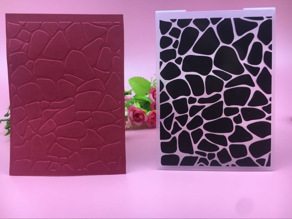 Textuur Plastic Embossing Map Voor Scrapbook DIY Album Card Tool Plastic Template