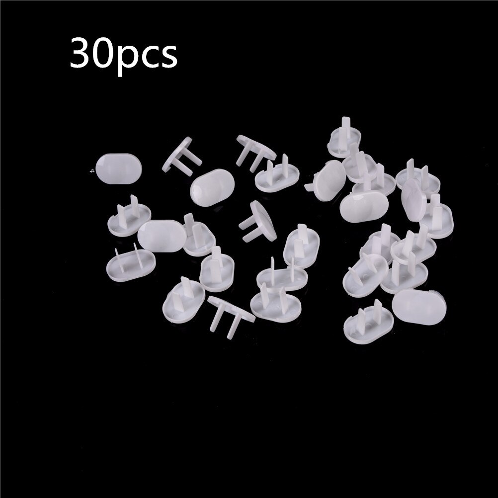 30Pcs Anti Electric Shock Plugs Protector Cover Cap Power Socket Electrical Outlet Kids Safety Guard Protection