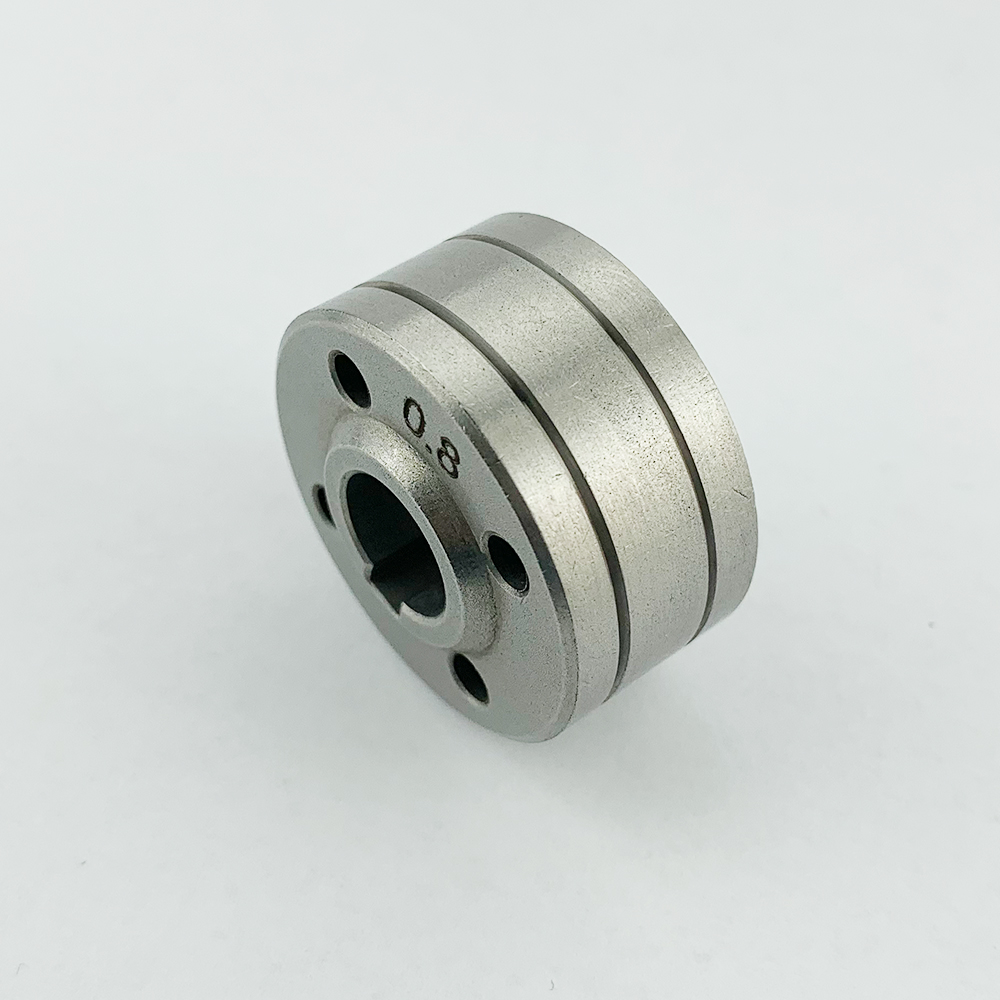 Mig mag svejsetrådfremføringsvalse 5kg 0.8mm 0.9m 1.0mm 1.2mm 1.4mm dobbelt størrelse 30 x 10 x 10mm lrs -775s ssj -29 trådfremføringsmaskine