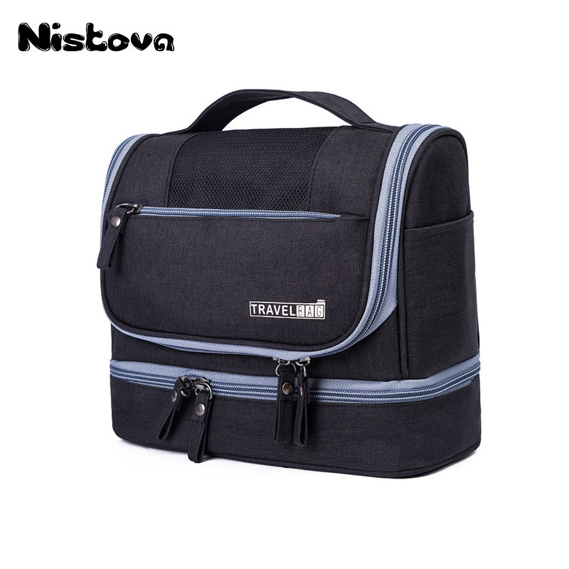 Neue Wasserdichte Männer Hängen Make-Up Tasche Oxford Reise Veranstalter Kosmetik Tasche für Frauen Necessaries Machen Up Fall Waschen Kulturbeutel
