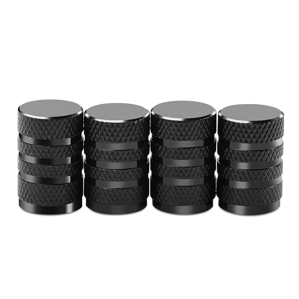 4 Stuks Auto Tire Ventieldopjes Voor Mercedes W203 W204 Bmw E39 E36 E90 F30 F10 Volvo XC60 XC90: Black