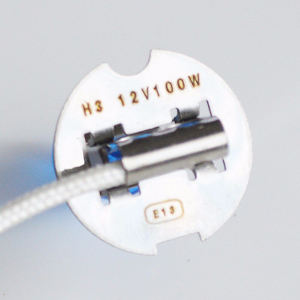 flytop H3 12V 100W Halogen Lamp Xenon Bright Super White Dark Blue Quartz Glass Car Fog Headlight Auto Bulb