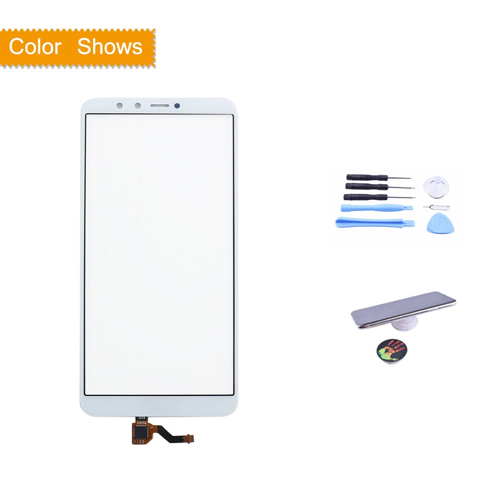 Touchscreen For Huawei Y9 Enjoy 8 Plus Touch Screen FLA-AL00 Touch Panel Sensor Digitizer Front Glass Outer Lens 5.93": white with gift