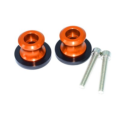 Tornillos deslizantes de aluminio para motocicleta, soporte de carrete basculante para Yamaha YZF R6, 1999, 2000, 2001, 2002, 2003, 2004, 2005, 2007, 6mm: ORANGE M6
