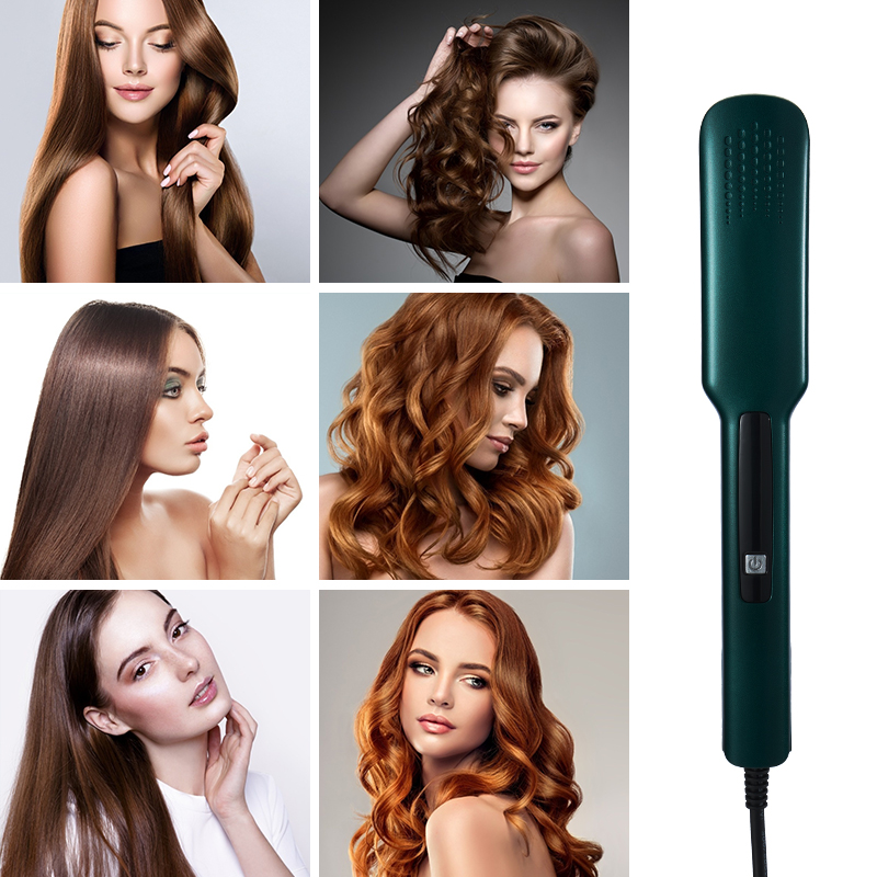 Multifunctional Hair Straightener Ceramic Coated Plate Hair Curler Hair Comb Straighteners Curling Hair Iron F45