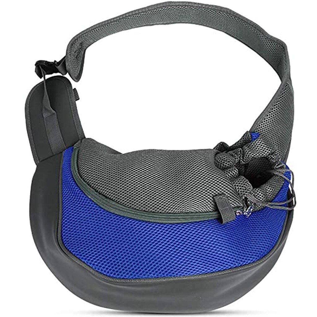 Portable Pet Dog Cat Backpack Carrier Shoulder Bag Rucksack Pet Travelling Bag: Blue