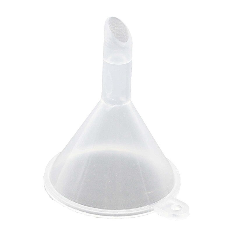 mini plastic travel funnels for small samples 5pcs