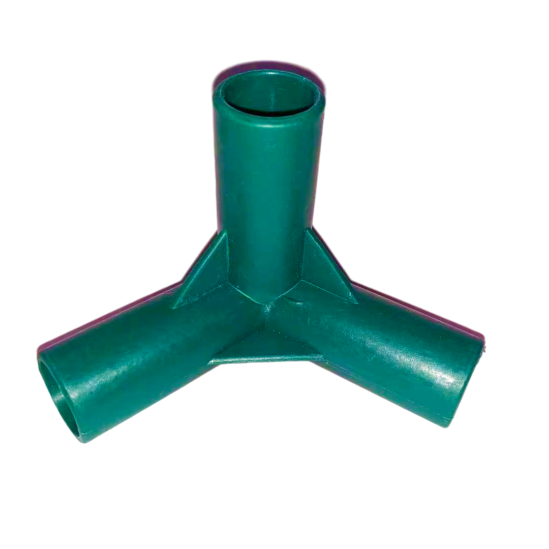 16MM Bevel Three-way Plastic Frame Flower Support Corner Connector Plant Post Holder Greenhouse Connector