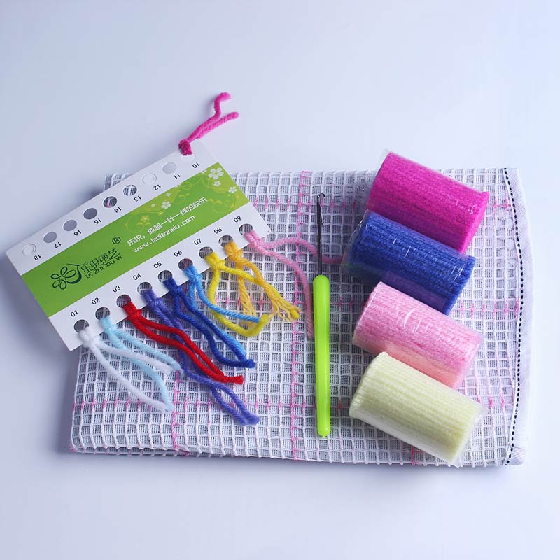 Prajna mignon animaux tapis couture loquet crochet Kits toile tricot tapis crochet point de croix Fomiaran pour couture bricolage Handmades