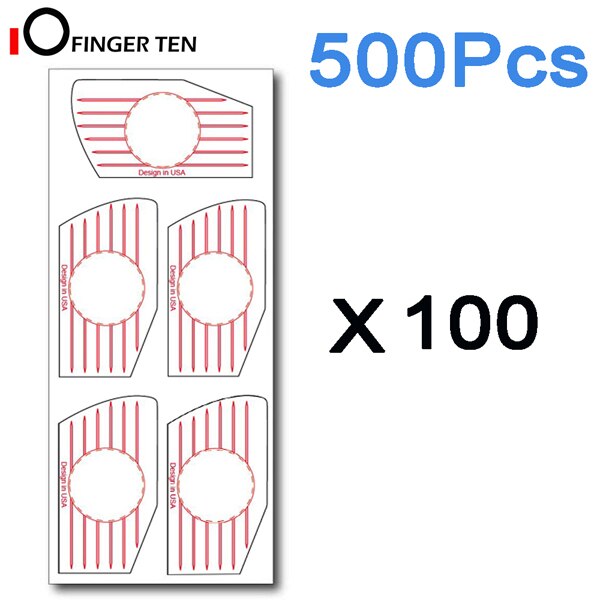 125 pçs ferramenta de auxílio à formação do balanço do golfe etiquetas de fita impacto ferros profissional bola bater board recorder transporte da gota: 500Pcs