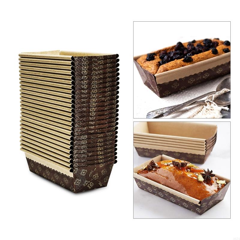 367a einstellen von 25 Einweg -Backform -Schimmelmikrowellen -Kuchenpfannenpapierbrotbrotpfannen