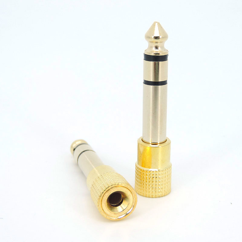 Enchufe Macho De 6,3 Mm 1/4 "a Adaptador De Audio Estéreo Jack Hembra De 3 5 Mm 1 8 3 Piezas - Foto 3