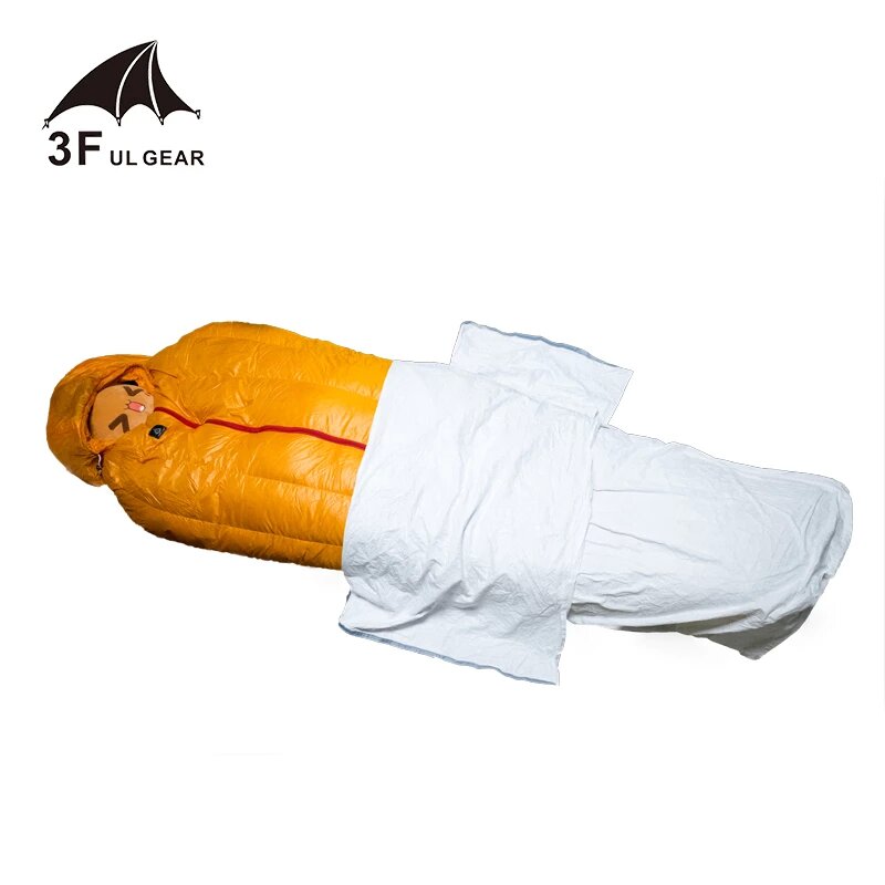 Saco de dormir TYVEK, cubierta de ventilación a prueba de humedad, calentamiento, forro interior sucio, bolsa de almacenamiento portátil