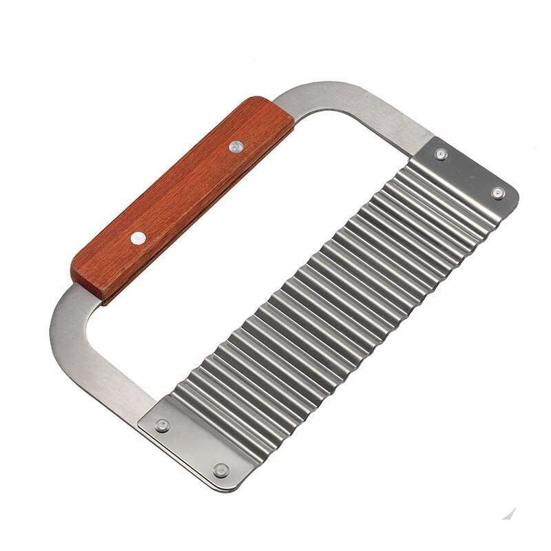 Crinkle Wavy Cutters Potato Chip Cutters Dough Vegetable Fruit Crinkle Wavy Slicer Easy Cutting Tool Safe And Convenient