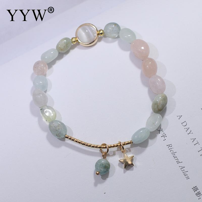 Roze kristallen armband persoonlijkheid meisjesarmband all-match armband voor dagelijks gebruik of matchende kleding maat ca. 16.8cm: Warm stempelen