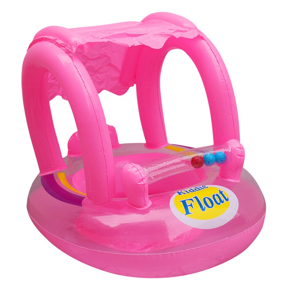 Baby Kids Zomer Float Seat Zonnescherm Tube Ring Zwemmen Zwembad Water Sport Fun Speelgoed Klassieke Baby Seat Grappig Speelgoed medeplichtige: Rood