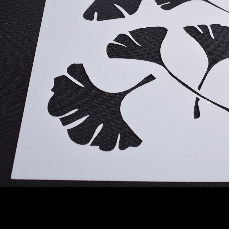 13Cm Boom Blad Gingko Diy Gelaagdheid Stencils Schilderij Plakboek Kleuring Embossing Album Decoratieve Kaart Template